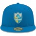 Men's Los Angeles Chargers New Era Powder Blue Omaha Throwback 59FIFTY Fitted Hat 2838913